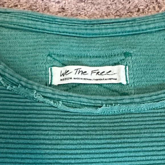 We The Free by Free People Eclipse Long-Sleeve ~ Emerald Green - Picture 7 of 10